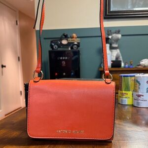 ANTONIO MELANI Vibrant Orange Crossbody Bag